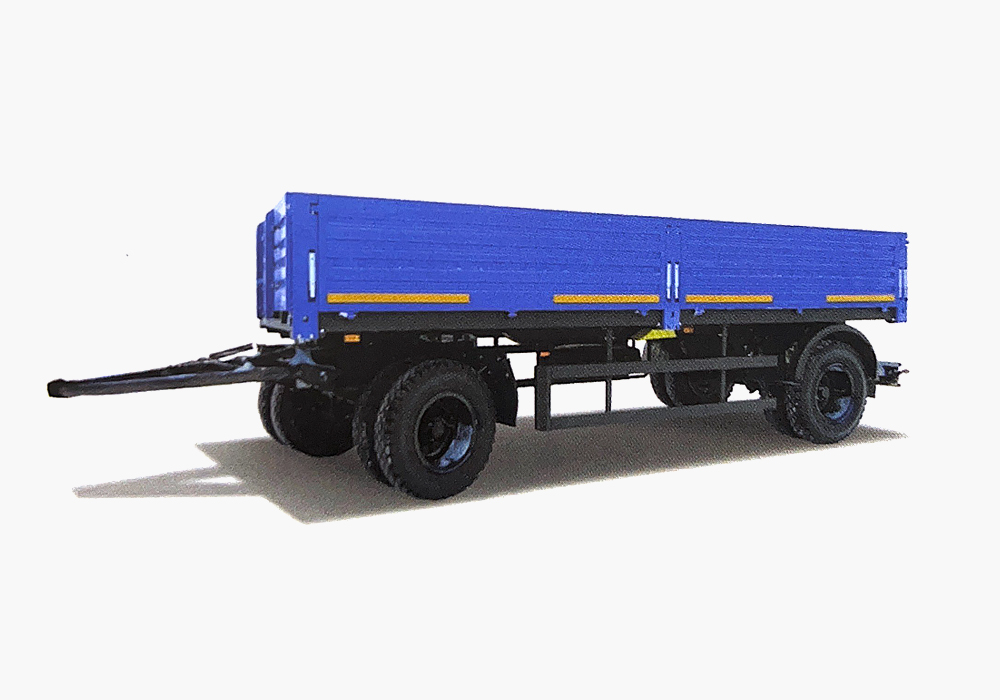 Двухосный бортовой прицеп (6м)