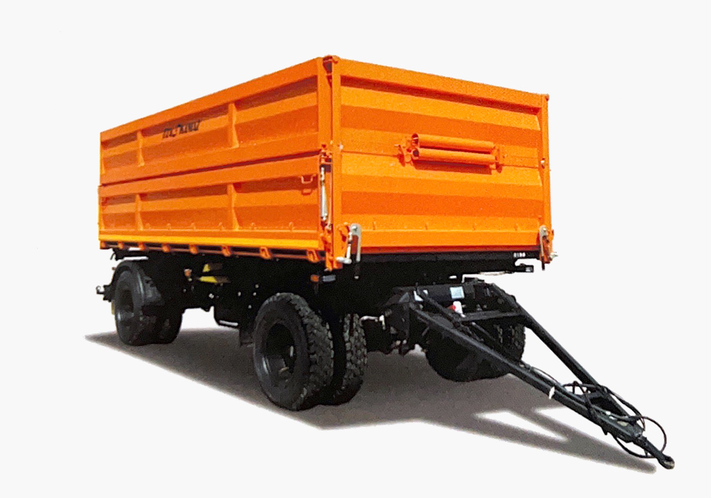 Двухосный бортовой прицеп - зерновоз (6м)